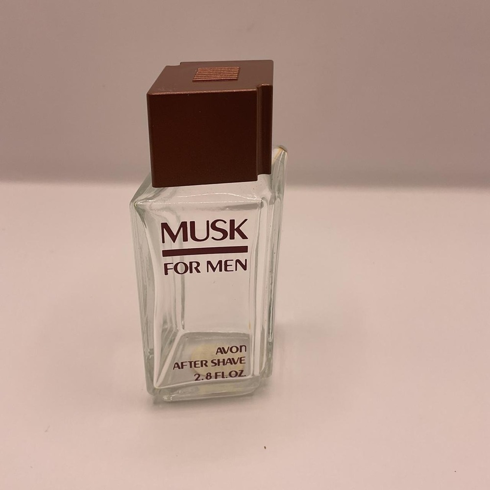Vintage Avon Collectible perfume bottle Musk for Men Avon After Shave
